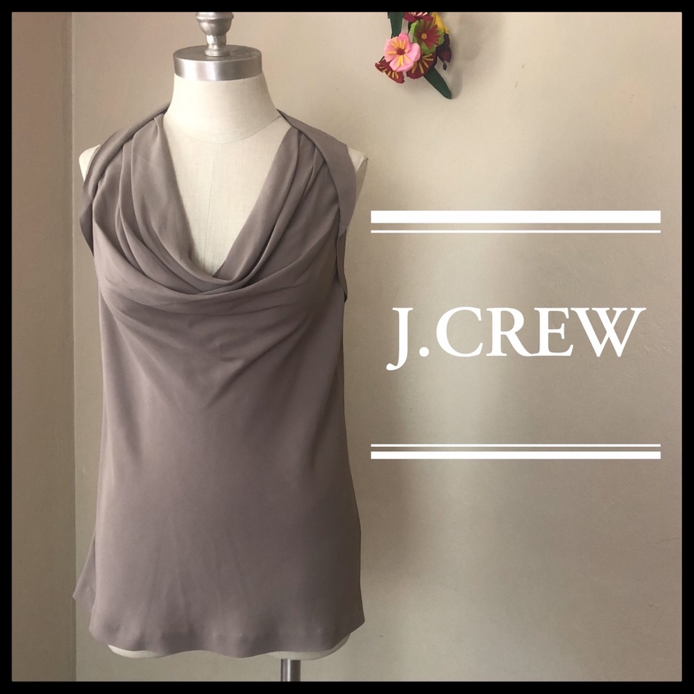 ⭐️Host Pick⭐️ New J.Crew Sleeveless Silk Blouse, 6
